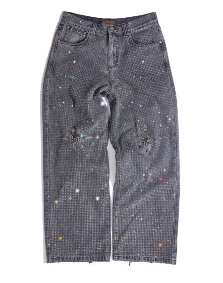 20K Stellar Diamond Jeans Black – front view
