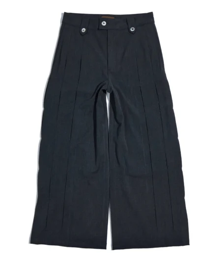 Pleated Taxedo Trouser – front view