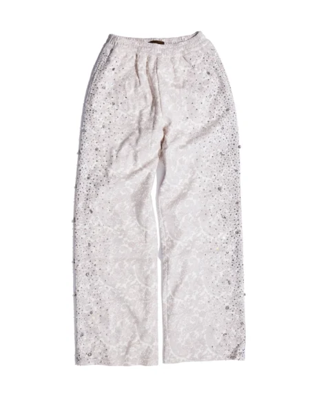 Cashew Blossom Sweat Pants White