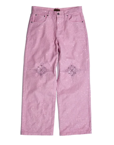 20K Stellar Diamond Jeans Pink – front view
