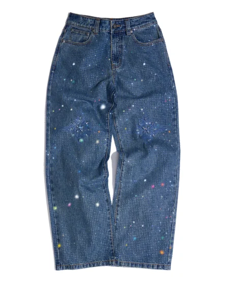 20K Stellar Diamond Jeans Blue – front view