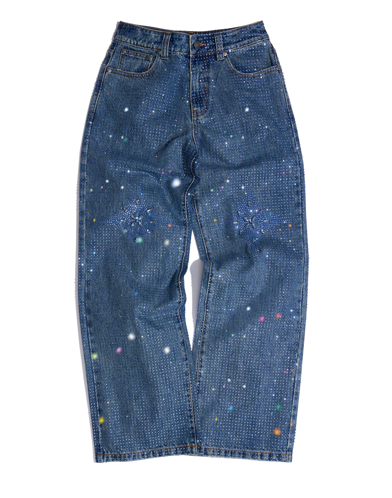 20K Stellar Diamond Jeans Blue – front view