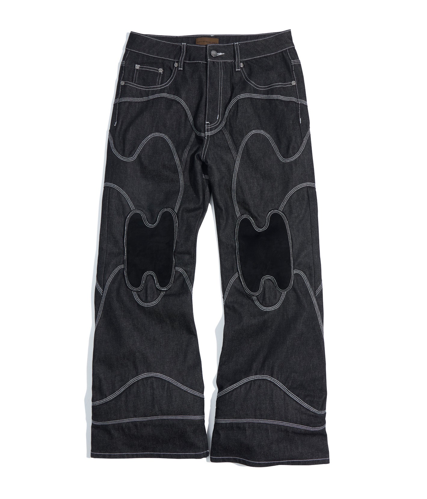 Mecha Division Raw Denim Jeans – front view