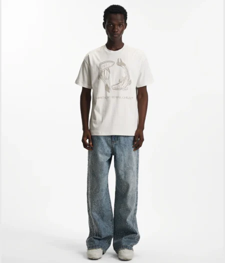20K Zodiac Diamond Jeans Blue – back view