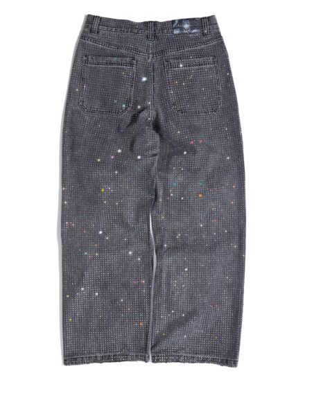 20K Stellar Diamond Jeans Black – back view