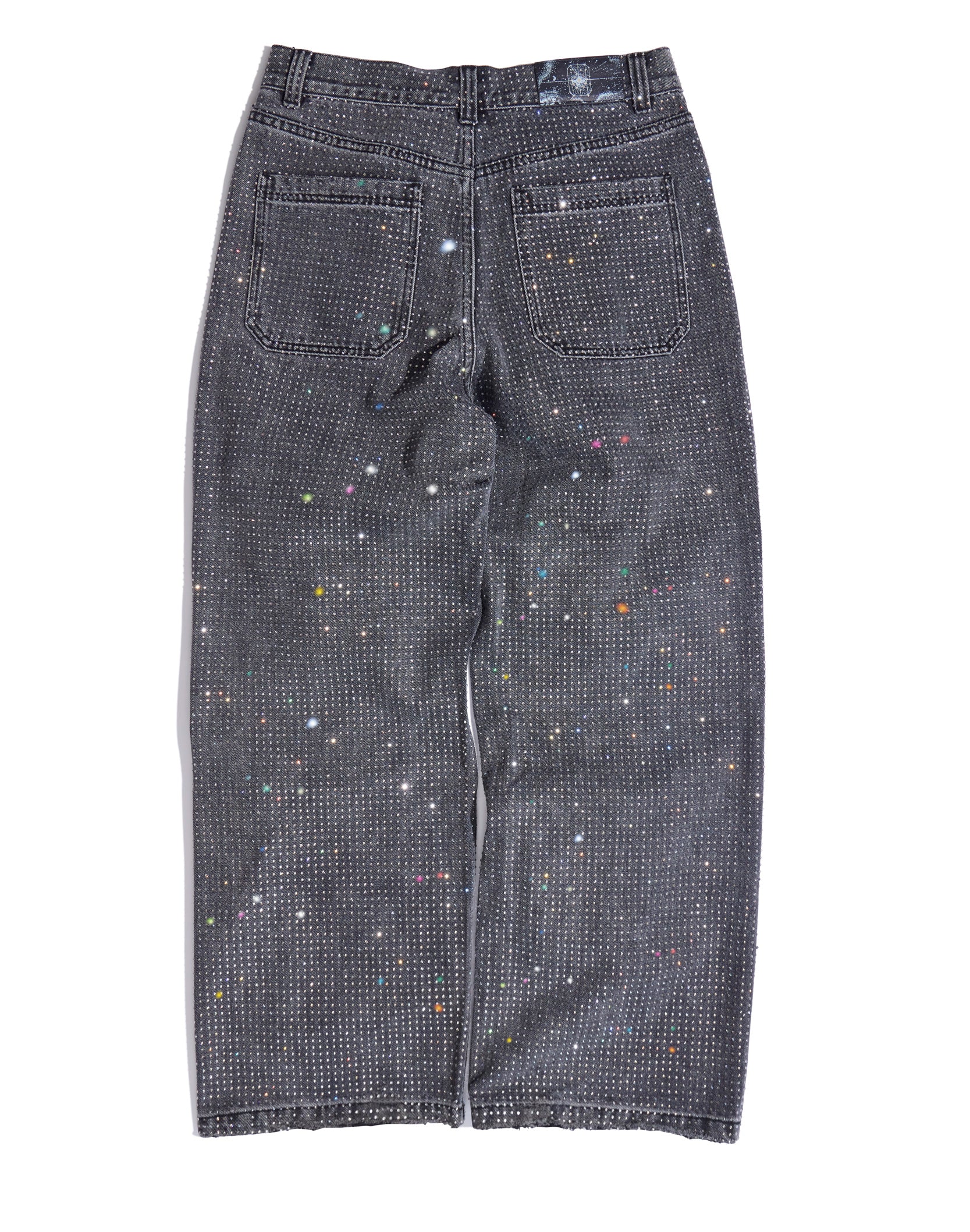 20K Stellar Diamond Jeans Black – back view