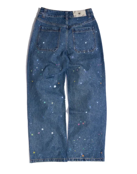 20K Stellar Diamond Jeans Blue – back view