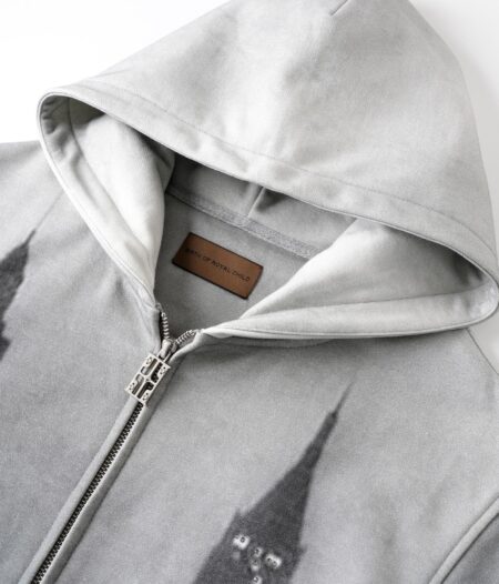 Midnight City Crystal Print Hoodie – back view