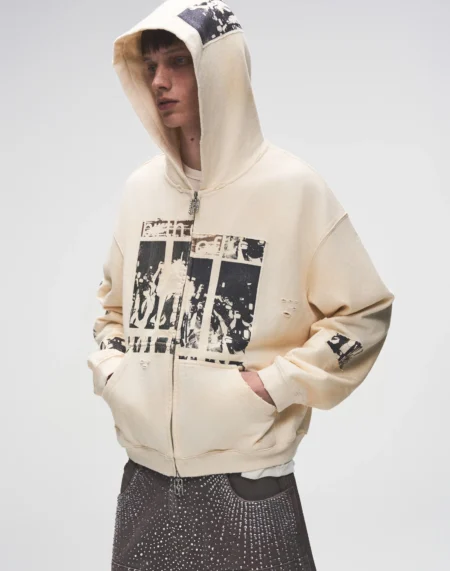 Flashlight Hoodie in White