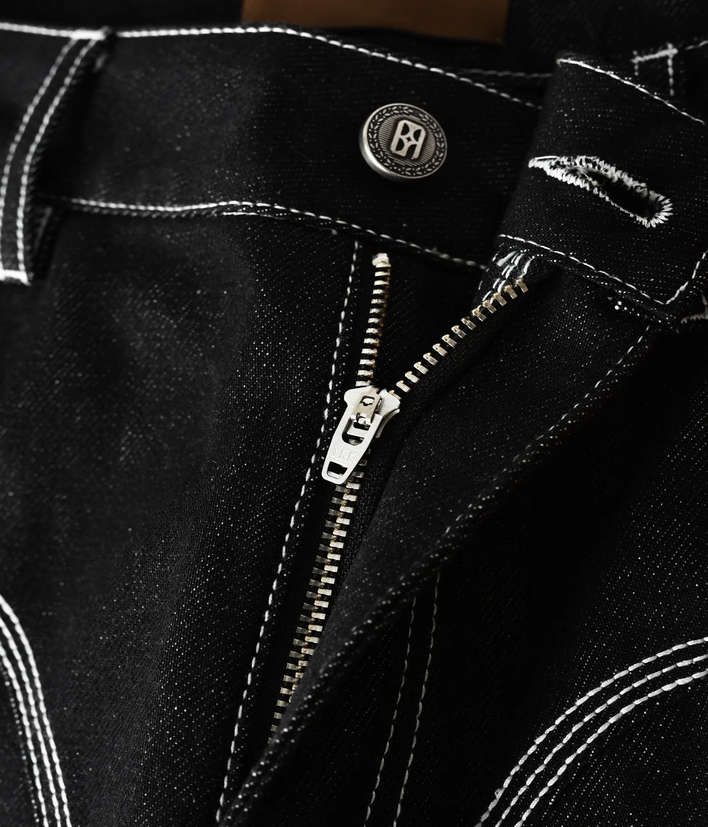 Mecha Division Raw Denim Jeans – side view