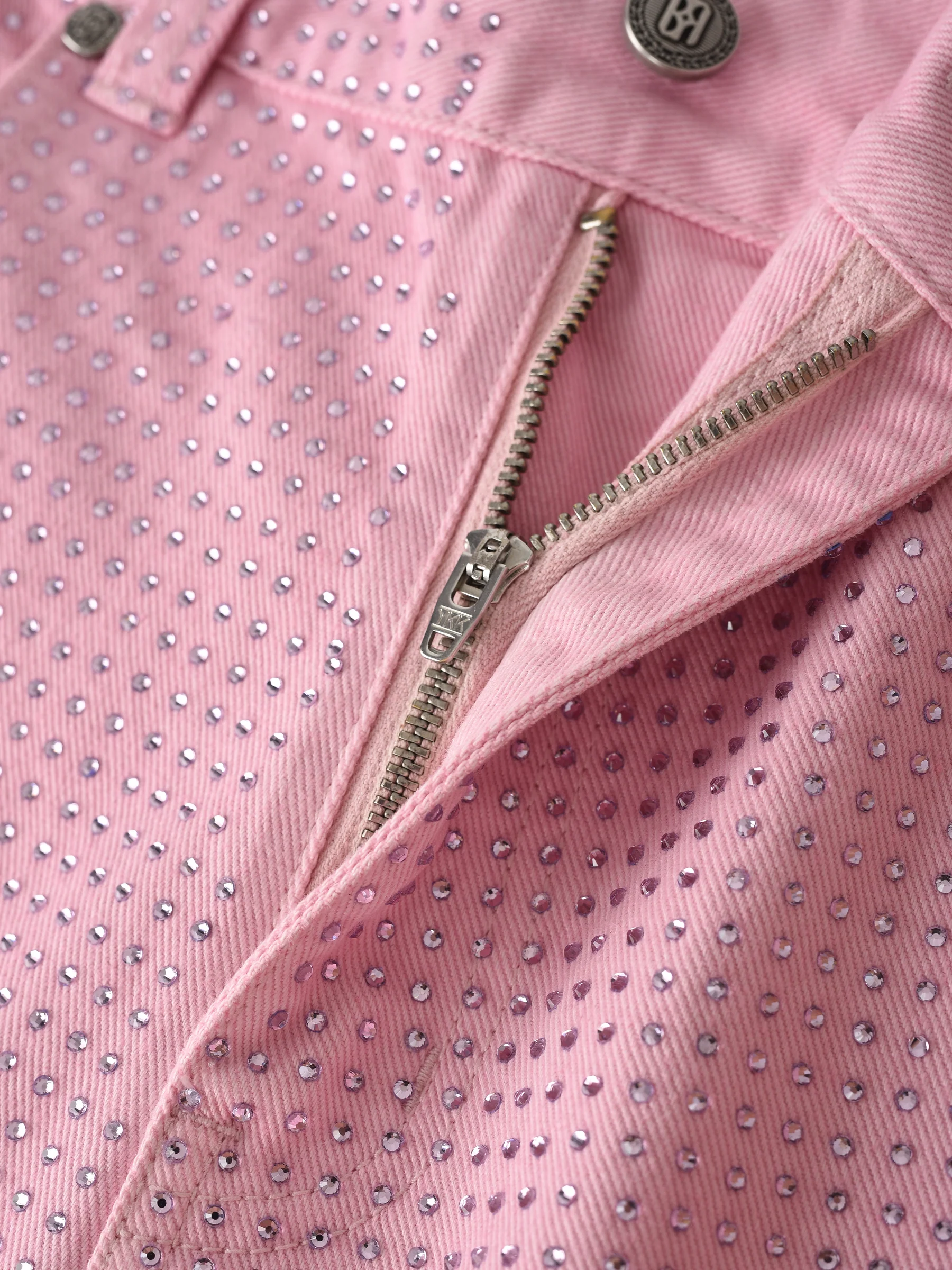 20K Stellar Diamond Jeans Pink – detail view